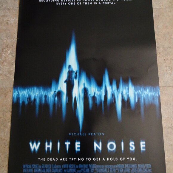 WHITE NOISE - MOVIE POSTER - 2005 - STARRING MICHAEL KEATON - Picture 1 of 4